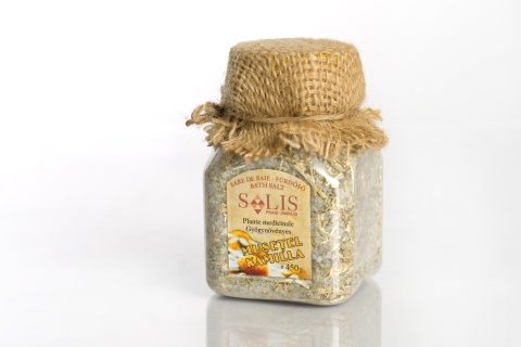 SARE DE BAIE HERBAL - Sare de baie cu plante medicinale MUȘEȚEL 450g