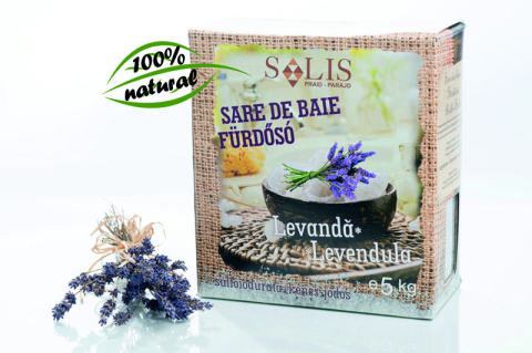 SARE DE BAIE - Sare de baie sulfoiodurată LAVANDĂ 5kg