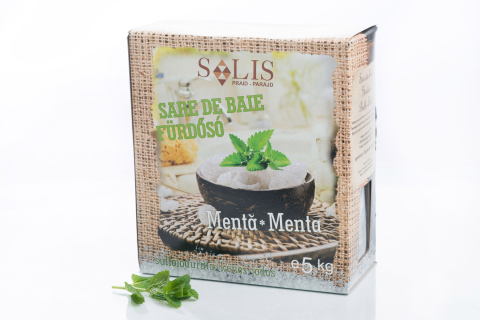 SARE DE BAIE - Sare de baie sulfoiodurată MENTĂ 5kg