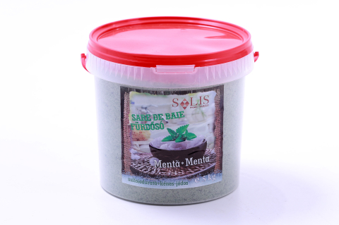SARE DE BAIE - Sare de baie sulfoiodurată MENTĂ 5kg