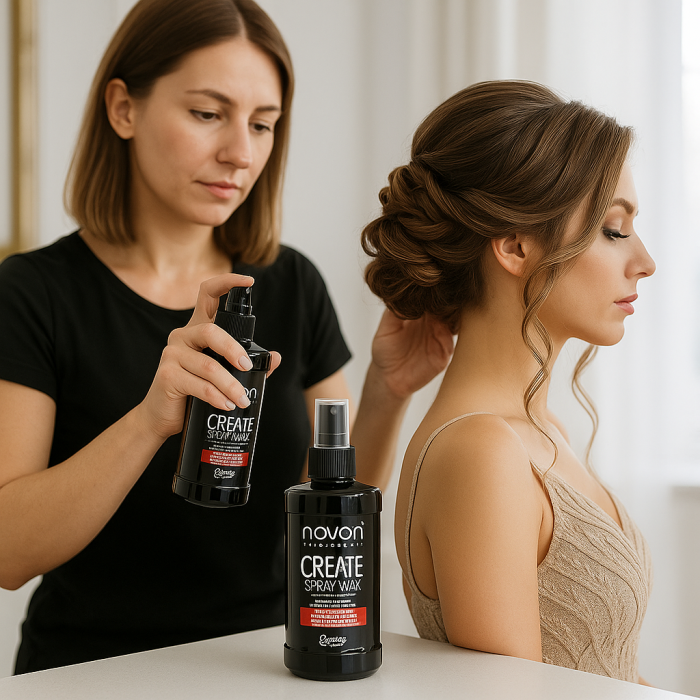 Ceara lichida spray pentru par Novon - ultra strong - 200 ml [2]