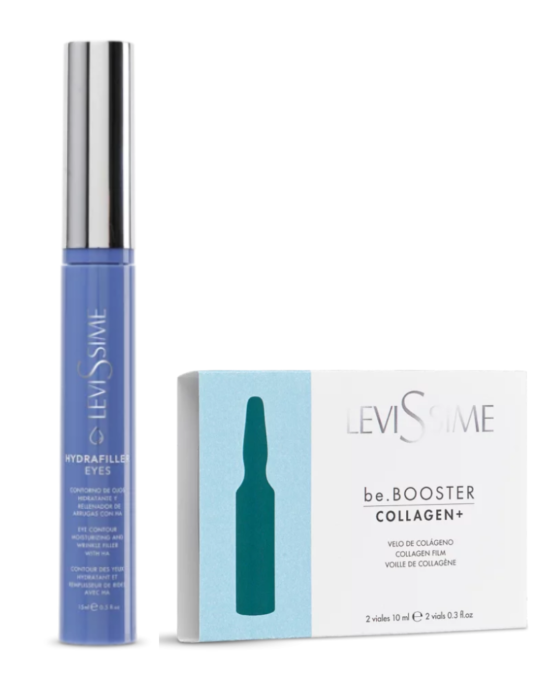 Contur de ochi hidratant cu HA, Hydrafiller Eyes 15ML + Film de colagen, Collagen Plus 2x10ML [1]