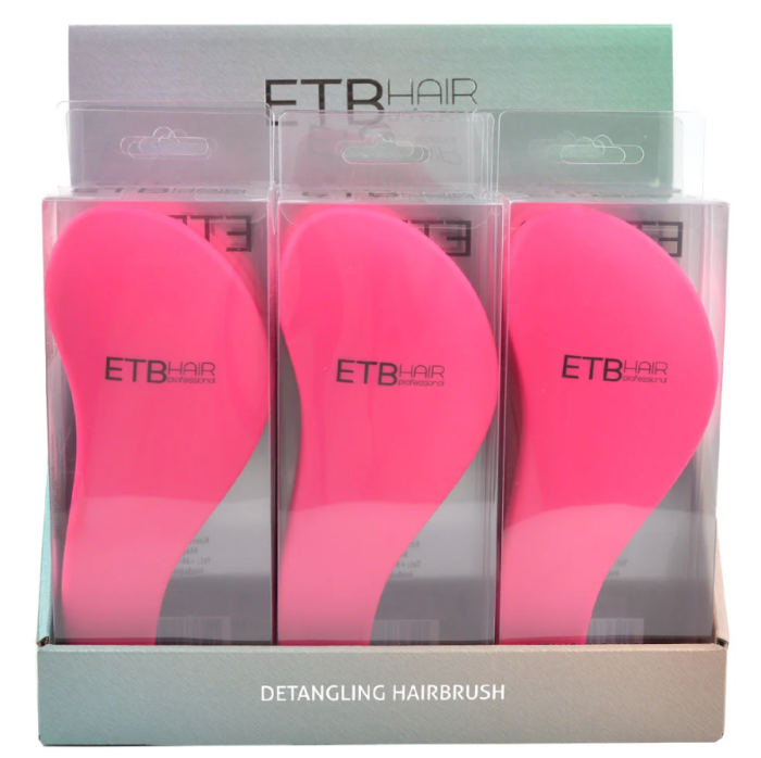 ETB Hair display profesional cu 9 perii pink pentru descâlcirea părului salonexpert.ro [2]
