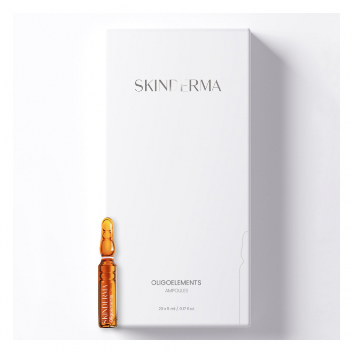 Fiola antiacnee Oligoelements - 5 ml x 20 buc - cutie - Skinderma [1]