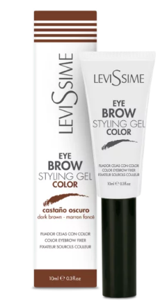 Fixator de sprâncene colorate, Eyebrow Styling Gel Color Dark Brown 10ML [1]