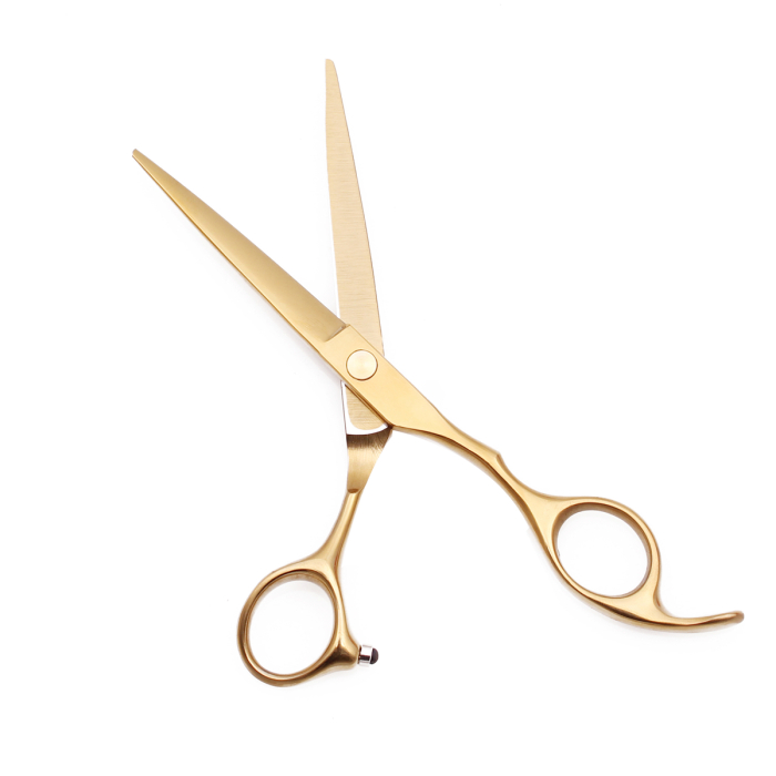 Foarfeca Profesionala de Tuns Sela Aurie 16cm din Otel Inoxidabil cu Lame Convexe si Maner Ergonomic [2]