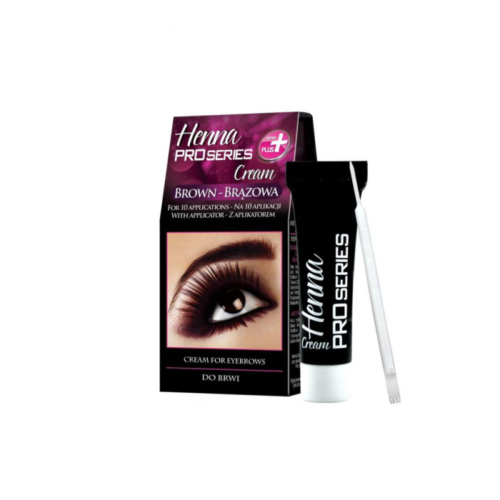 Henna set vopsea sprancene culoare maro [1]