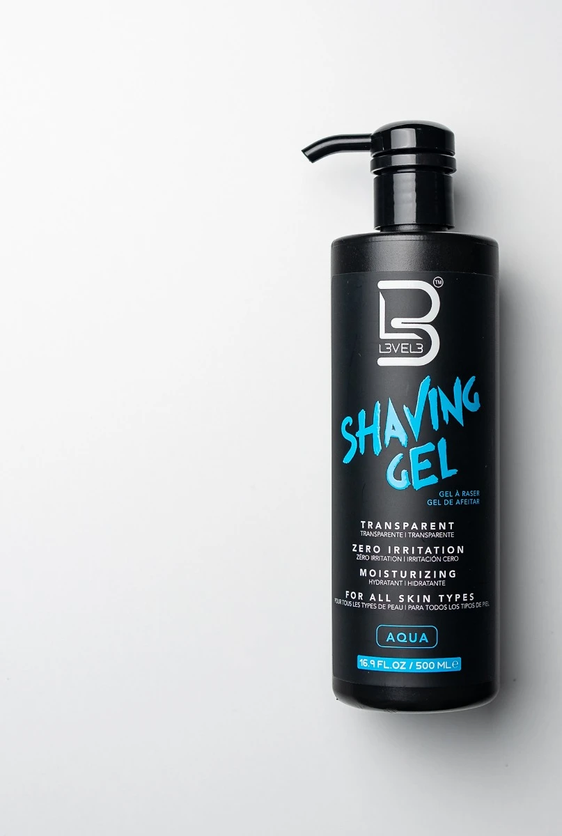 L3VEL3 Shaving Gel Aqua 1000 ml – Gel Transparent pentru Ras Profesional și Precizie Maximă [2]