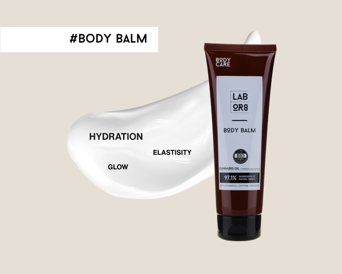 Labor8 Hemp Body Balm - Balsam pentru corp cu ulei de canepa 75 ml - Salon Expert [2]
