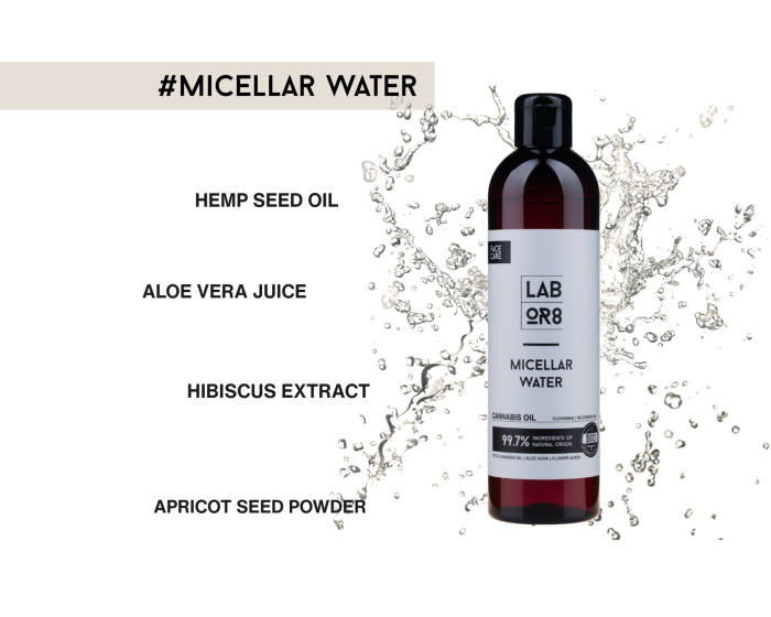 Labor8 Hemp Pachet Cadou - Apa micelara si Gel exfoliant - Salon Expert [4]