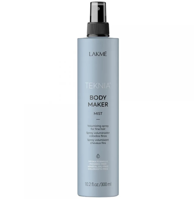 Lakme Teknia Body Maker Mist 300ml – Tratament spray profesional pentru volum, densitate și protecția părului fin [1]