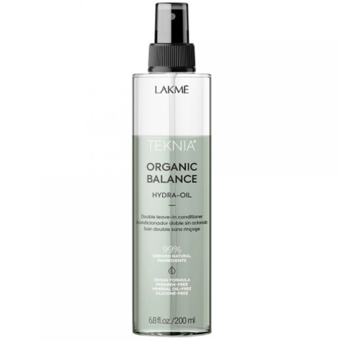 Lakme Teknia Organic Balance Hydra-Mist 200ml – Spray bifazic hidratant și protector pentru păr uscat și deshidratat [1]