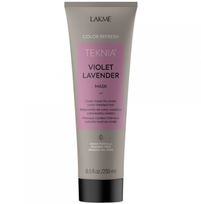 Lakme Teknia Refresh Violet Lavender Mask – Mască nuanțatoare vegană pentru păr blond sau decolorat, fără parabeni și uleiuri minerale [1]