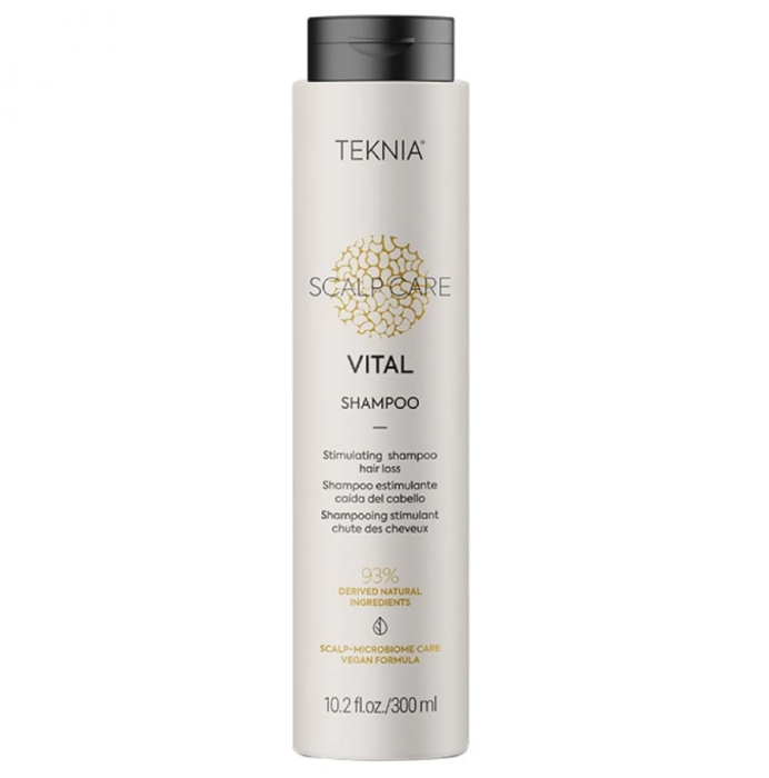 Lakme Teknia Scalp Care Vital Shampoo 300ml – Șampon profesional stimulant împotriva căderii părului și pentru scalp sănătos [1]