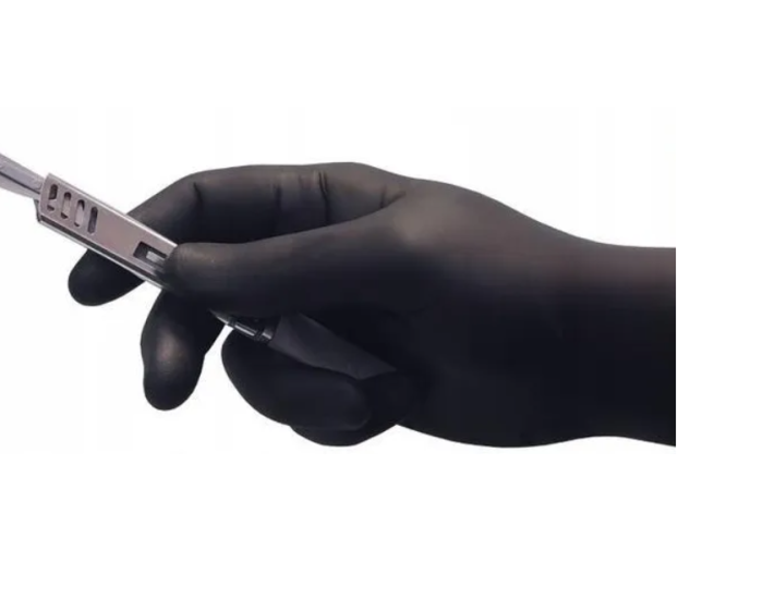 Mănuși nitril Diamante nepudrate M – set 100 buc | salonexpert.ro [2]