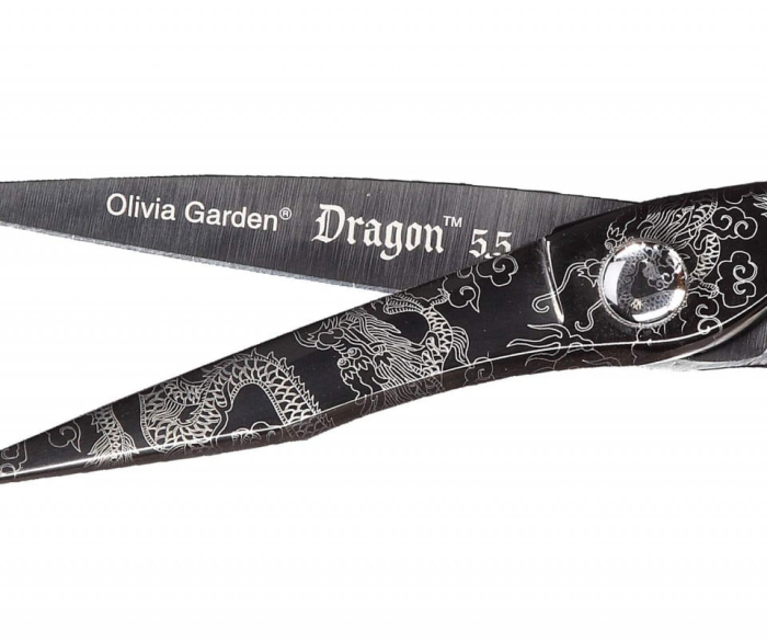Olivia Garden Foarfecă profesională de tuns 5.5 inch Dragon Cut – precizie și confort pentru hairstyliști [2]