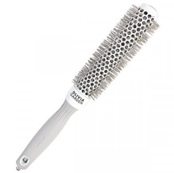 Olivia Garden Perie profesionala de par XL 25mm Expert Blowout Speed Wavy Bristle White&Grey [1]