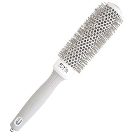 Olivia Garden Perie profesionala de par XL 35mm Expert Blowout Speed Wavy Bristle White&Grey [1]