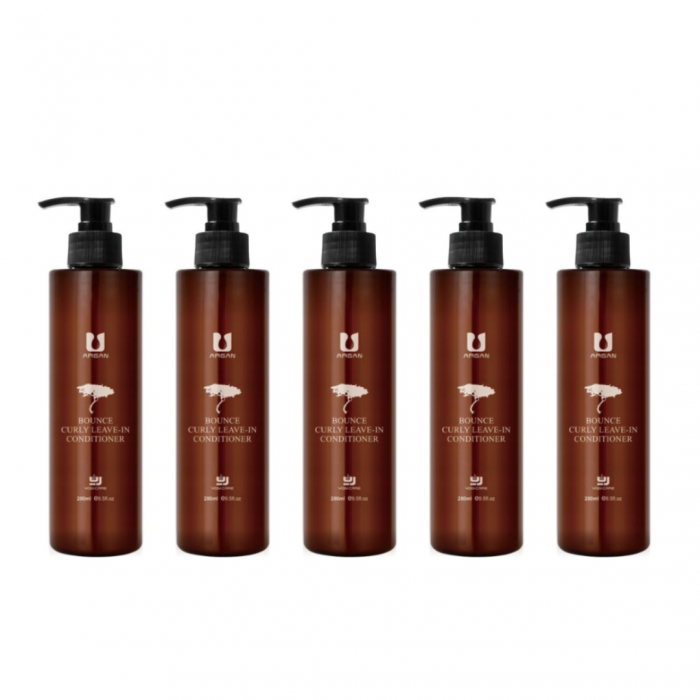 Pachet 5 buc Yogi Care Curly Gel Leave-in ulei de argan 280ML [1]