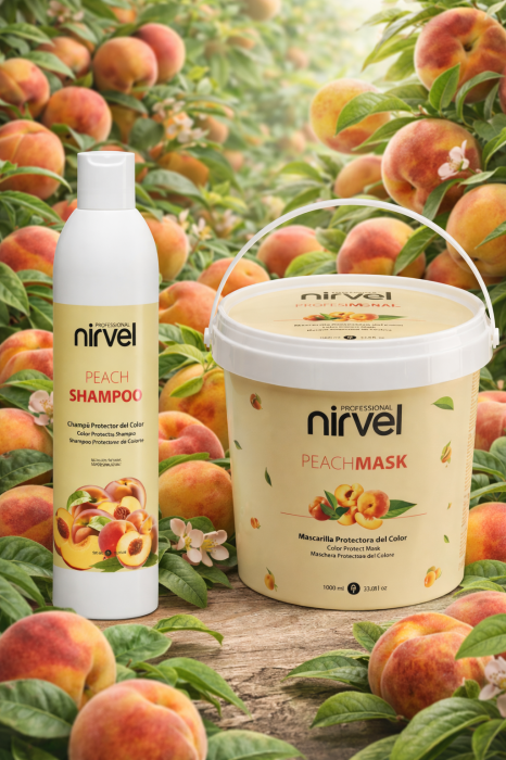 Pachet protecția culorii Piersică – Șampon 500 ml & Mască 1000 ml [2]