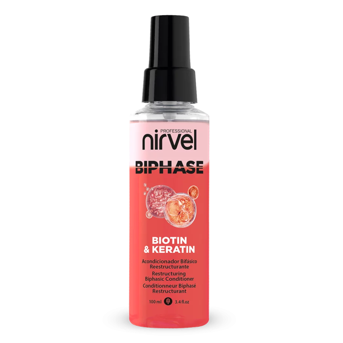 Pachet Profesional Nirvel Biphase 20 x 100 ml - Hyaluronic Acid, Argan Oil, Biotin Keratin, Avocado Olive Oil [4]