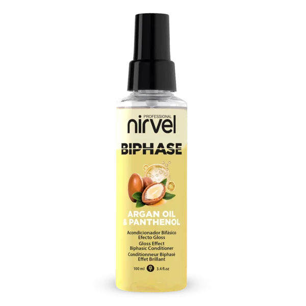 Pachet Profesional Nirvel Biphase 20 x 100 ml - Hyaluronic Acid, Argan Oil, Biotin Keratin, Avocado Olive Oil [3]