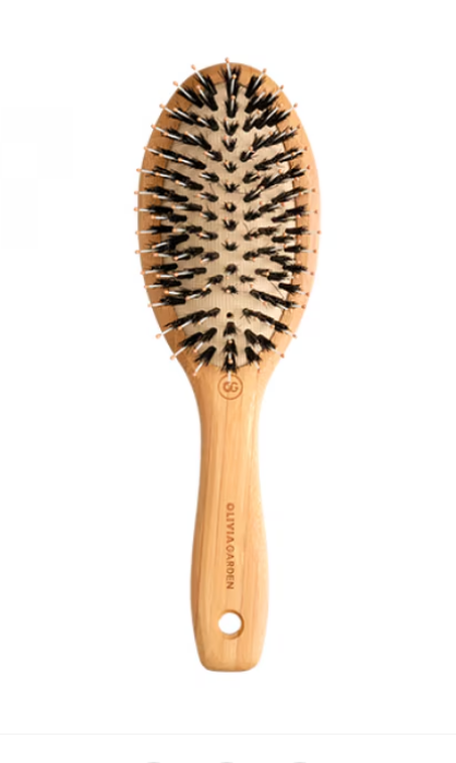Perie de par profesionala cu par de mistret si nailon, Olivia Garden Bamboo Touch Combo Small [1]