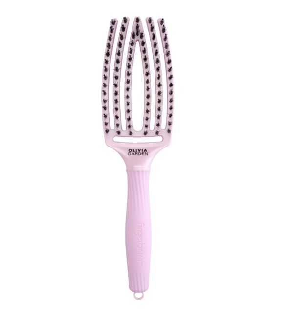 Perie De Păr Profesională Pentru Descâlcire Cu Peri De Mistreț Și Nailon Fingerbrush Iconic Boar&Nylon Ethereal Lavender [1]