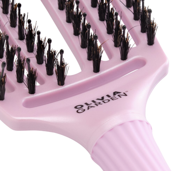 Perie De Păr Profesională Pentru Descâlcire Cu Peri De Mistreț Și Nailon Fingerbrush Iconic Boar&Nylon Ethereal Lavender [2]