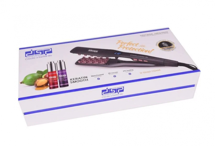 Placa de creponat Smartix 3D, Reglare temperatura 130 - 210°F, Negru [2]
