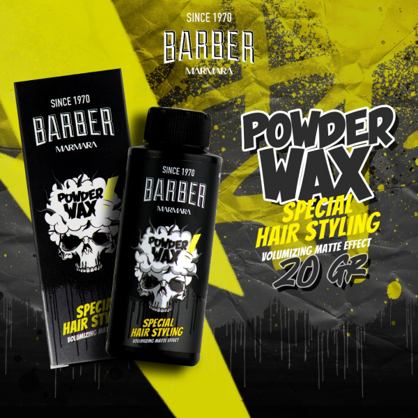 Pudra de volum Marmara Barber Styling Powder Wax 20g [3]