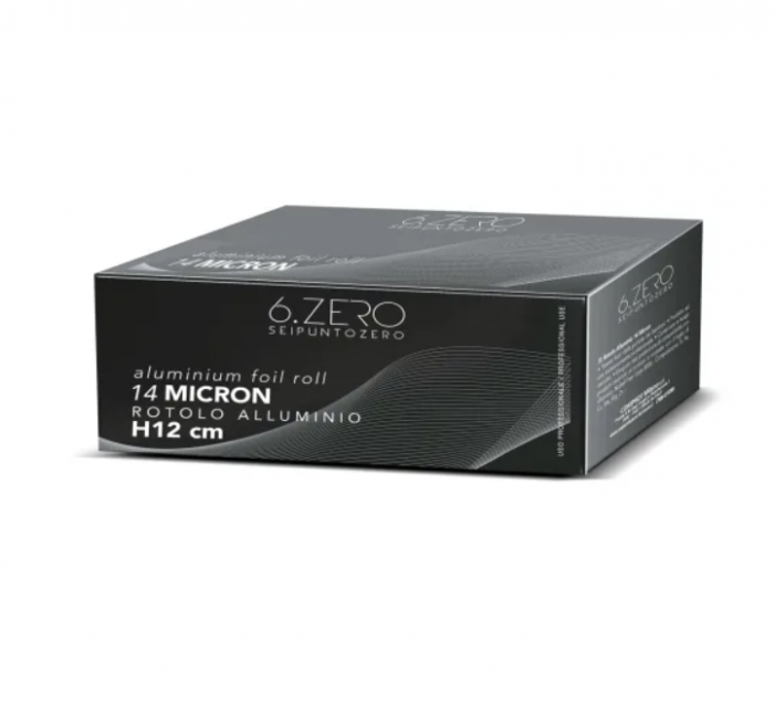 Rola, folie de aluminiu pentru suvite, 6.Zero Alluminium foil, 12 cm X 90 m [2]
