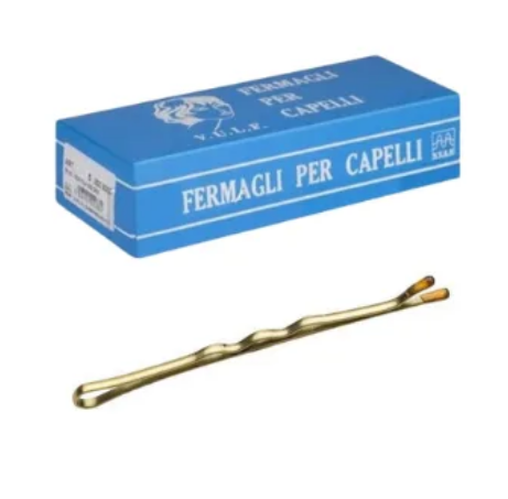 Sabrina Agrafe de par ondulate blonde cu bulb 5 cm cutie 500gr [1]
