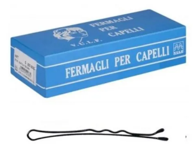 Sabrina Agrafe de par ondulate negre cu bulb 5 cm cutie 500gr [1]