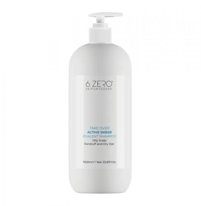 Sampon antimatreata si antisebum 6.Zero Take Over Active Sheer 1000 ml [1]