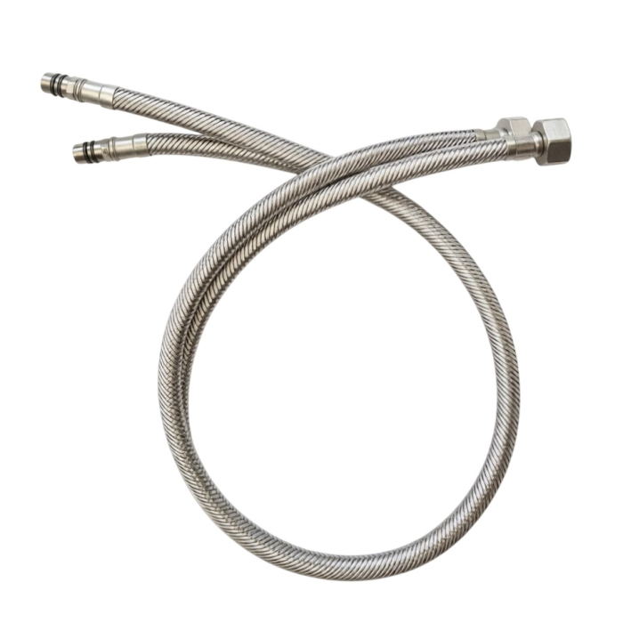 Set 2 racorduri flexibile 80 cm pentru unitate de spălare scafă coafor barbershop [1]