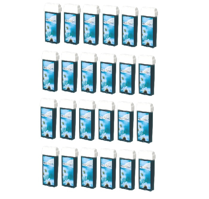 Set 24 Buc. Ceara de unica folosinta cu Azulena ItalWax 100ml [1]