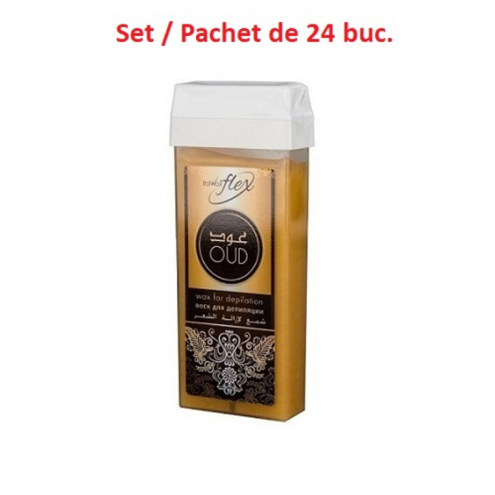 Set 24 Buc. Ceara de unica folosinta OUD ItalWax Flex 100ml [1]