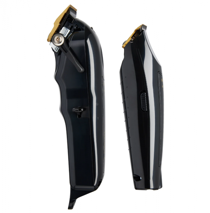 Set Barber Combo Wahl Mașină De Tuns Profesională Magic Clip Cordless + Mașină De Contur Detailer Li Negru [5]
