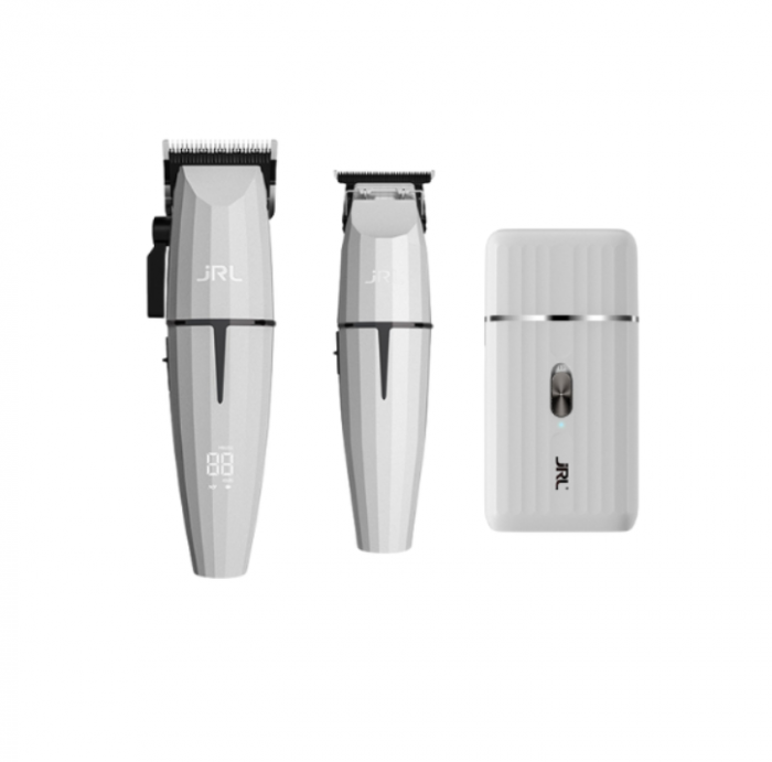 Set Combo JRL Onyx Masina de tuns, masina de contur, shaver albe [1]