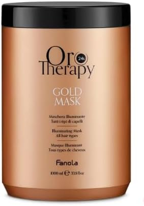 SET Oro Therapy Sampon Iluminant 1000 Ml + Masca iluminanta cu Extract de Trandafir, Aur 24K si Protectie UV 1000 Ml [2]