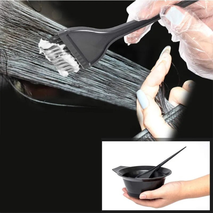 Set pentru Vopsit Parul cu Bol si Pensula Kit Profesional pentru Colorare 2 Piese [3]