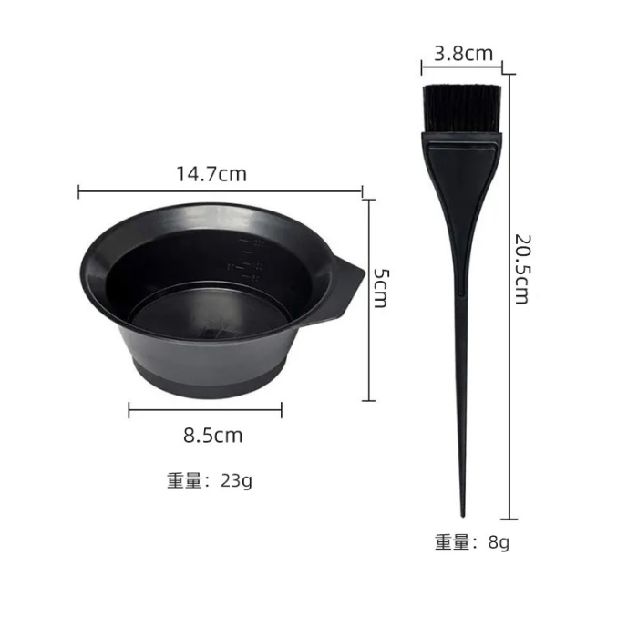 Set pentru Vopsit Parul cu Bol si Pensula Kit Profesional pentru Colorare 2 Piese [2]
