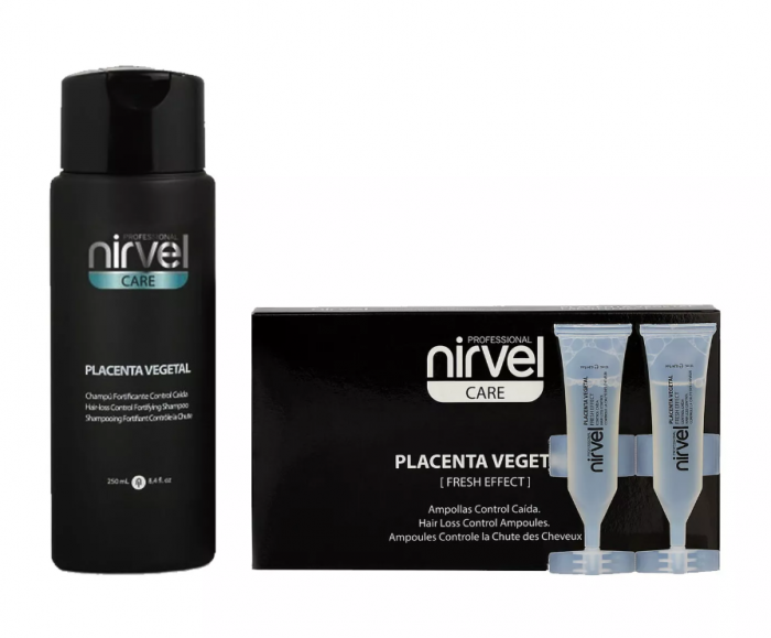 Set Tratament Shock Anticadere, Ser Placenta Vegetala + Sampon [1]