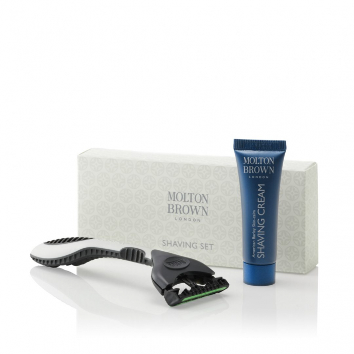 Shaving Kit Luxury Collection Set Molton Brown: Molton Brown, Brici de barbierit, 1 lama + Molton Brown, Crema de ras [1]