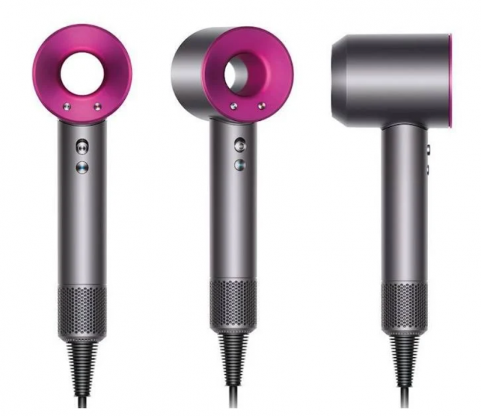 Uscător de păr 5 în 1, 2000W, multifuncțional Gri-Mov pentru coafat profesional [4]