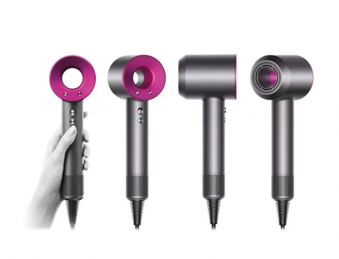 Uscător de păr 5 în 1, 2000W, multifuncțional Gri-Mov pentru coafat profesional [6]