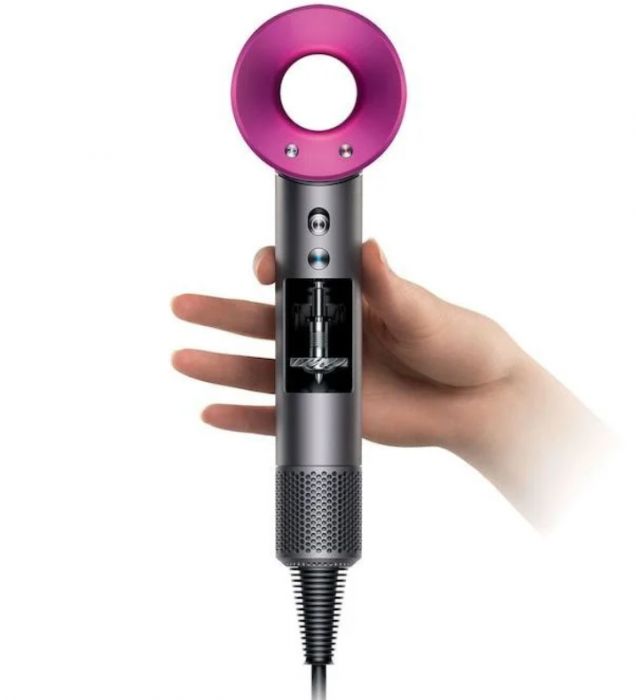 Uscător de păr 5 în 1, 2000W, multifuncțional Gri-Mov pentru coafat profesional [5]