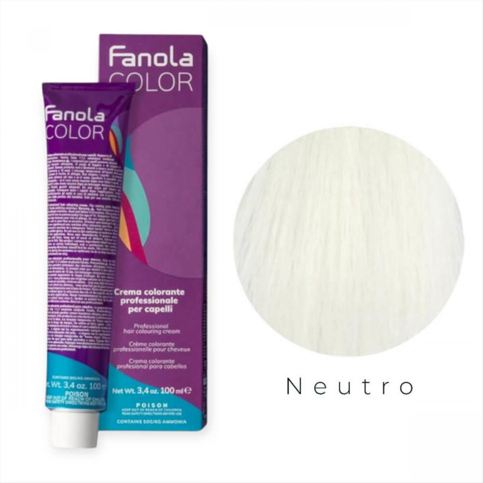 Vopsea de Par Corector Neutru Tehnica Permanenta - Fanola Color Cream Intensifier Neutro 100ml [1]