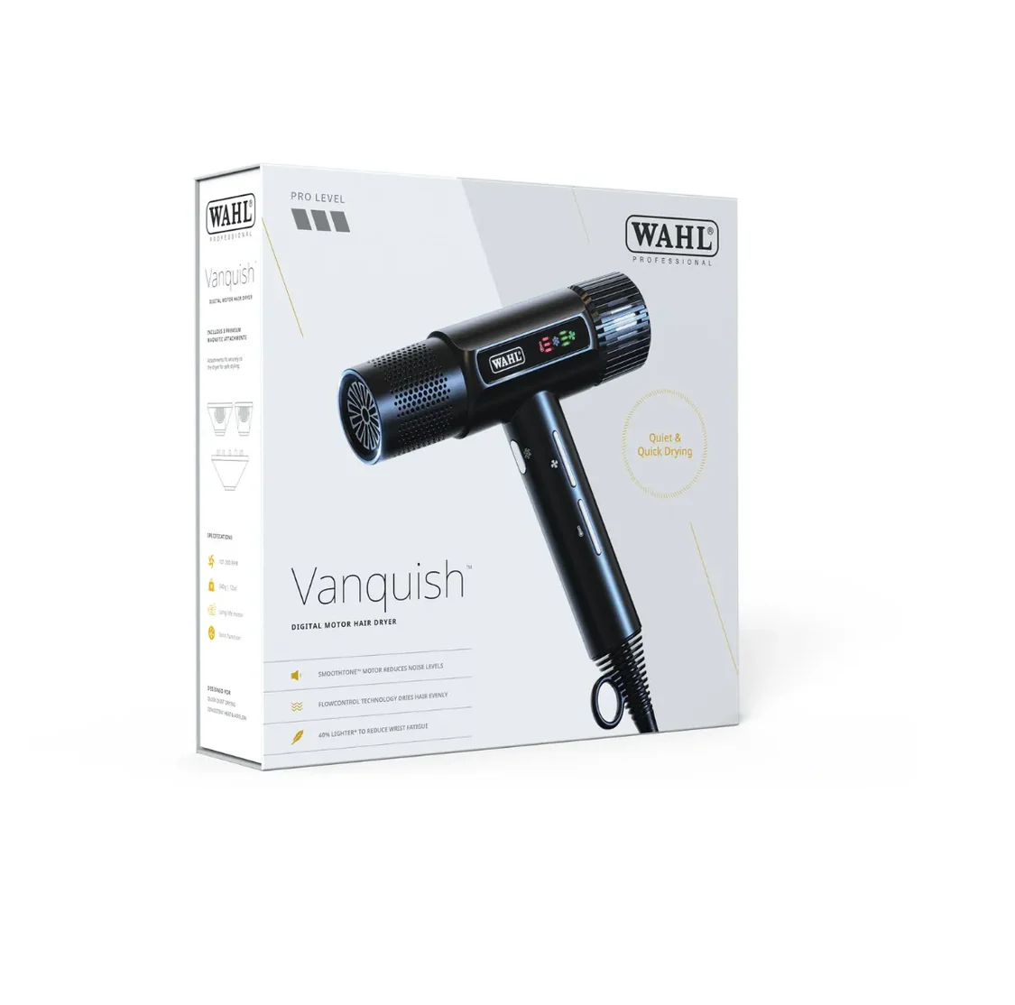 Wahl Vanquish Digital Uscător de Păr Profesional Negru [2]